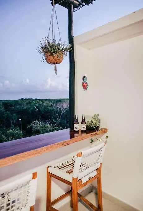 Boho Penthouse Sunset View Priv. Pool Aldea Zama Apartment Tulum