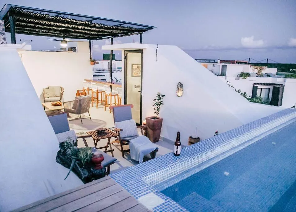 Boho Penthouse Sunset View Priv. Pool Aldea Zama Apartment Tulum